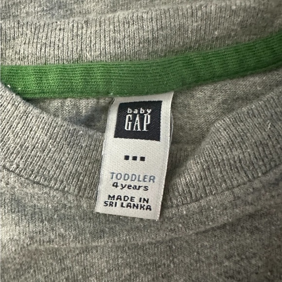 Gap Boys Baseball Long Sleeve Tee 4T - Picture 3 of 3